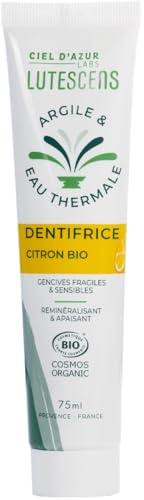 CIEL D'AZUR LABS - Dentifricio all'Argilla e all'Acqua Termale - Limone - Bio - 75 ml