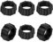 BOXOB 6pcs Tightening Nut for Replacement Car Phone Mount Screw, 17mm Ball-Joint Fixed Adapter Head Bracket Holder Ring for DVR Camcorder Wireless Charger, GPS Dash Camera, Phone Holder Stand Clip