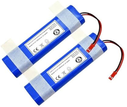 14,4 V Roboterstaubsauger-Akku, Kompatibel Mit ILife V50 V55 V60 Pro V80 V5s V3s V8s X750 /FUN 120 18650B4-4S1P-AGX-2 DEXP LF-200, Staubsauger-Akku(2PCS)
