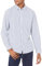 Amazon Essentials Men's Regular-Fit Long-Sleeve Casual Poplin Shirt, Blue White Vertical Stripes, L