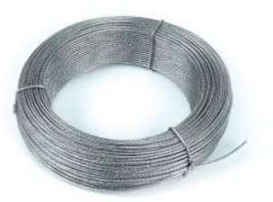 TELEVES Cavo vento in acciaio zincato 2 mm