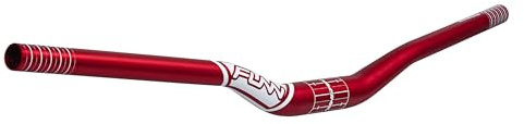 Funn Kingpin Riser Lenker, Klemme 31.8mm, Breite 785mm, Rise 30mm (Rot) | Alu, wenig Backsweep, für Trail, Enduro, XC, Freeride, MTB, BMX und Straße