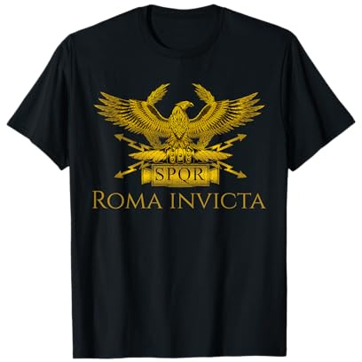 Geschichte des alten Roms SPQR Roman Adler Roma Invicta T-Shirt
