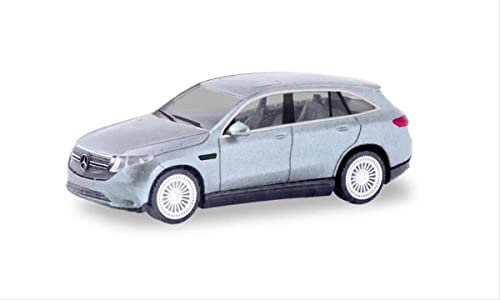 Mercedes-Benz EQC AMG, hightechsilber in Miniatur zum Basteln Sammeln und als Geschenk