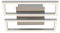 BRILONER Leuchten - LED Deckenleuchte, Deckenlampe dimmbar, inkl. Memoryfunktion, 14,5 Watt, 1.400 Lumen, 3.000 Kelvin, Matt-Nickel, 280x238x60mm (LxBxH)