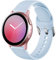 Dirrelo Sportarmband kompatibel mit Samsung Galaxy Watch Active/Active 2 40 mm/44 mm, Silikon, Ersatz für Galaxy Watch 3 41 mm/Galaxy Watch 42 mm/Garmin 20 mm für Damen und Herren, Hellblau, S