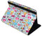 Silver HT - Funda Universal Estampada Cool Ice Pop Metal Rojo Puntos Azules para Tablets de 9 a 11 Pulgadas. Funda con función Soporte. Ángulo de Visión Multiajustable.