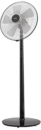 Cilio VENTO PLUS 45 Ventilator, besonders leise, 90° Oszillationsfunktion, 60W, LED Display, Fernbedienung, Schwarz