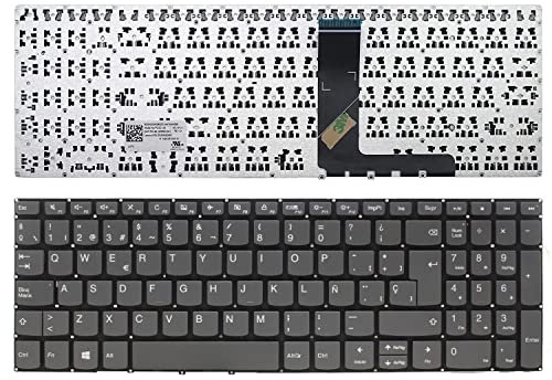 PORTATIL MOVIL - Teclado Compatible con Lenovo IDEAPAD 330S-15ARR 330S-15AST 330S-15ISK 330S-15IKB Teclas Recambio Keyboard Replacement Piezas Renovar Interior Laptop PC Computadora Fácil