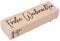 Rayher Stempel Holz Frohe Weihnachten, 3 x 10 cm, Holzstempel Weihnachten, zum Gestalten von Karten, Umschlägen, Geschenken, Butterer Stempel, 29241000, Natur