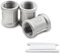 Bwintech 3 Pz 3/4 Femmina a 3/4 Femmina BSP Filo Acciaio Inox 304 Connettore di Accoppiamento per la Conversione di Collegamento Tubo