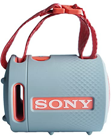 Silicone Case Cover for Sony SRS XB13 Extra BASS Wireless Portable Compact Speaker, Protective Skin Sleeve Shell with Standing Feet for Sony SRS-XB13 Speaker Accessories (Gray)