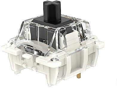 kutethy Gateron G Black Pro 3.0 Switches Pre-lubed 3pin RGB SMD Linear für Gaming Mechanische Tastatur (72 Stück, Pro Black 3.0)