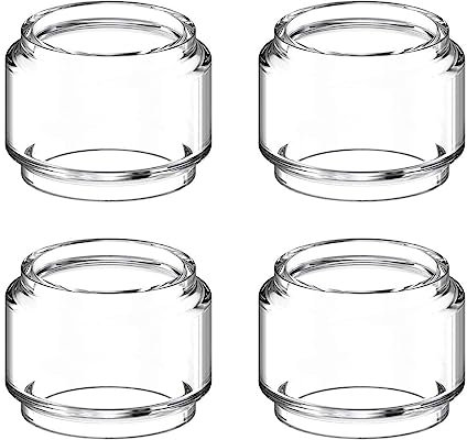 YiTenn 4 stück Ersatzglas Bulb Tank Pyrex Glas für Uwell Crown 4 (IV)/ Uwell Crown 5 (V) (Uwell Crown 5 (5ml))