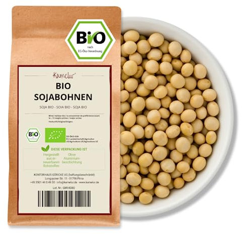 Kamelur 500g BIO Sojabohnen aus EU-Landwirtschaft - Soja Bohnen BIO ohne jegliche Zusätze