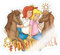 Spreadshirt Bibi Und Tina Ponyflüsterer Max Moritz Sticker, max. 10x10 cm, 10 x 10 cm, Transparent glänzend