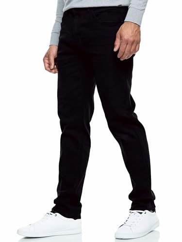 Indicode Herren INSantino Jeanshose aus 99% Baumwolle | Denim Stretch Jeans Männer Black, 32/30
