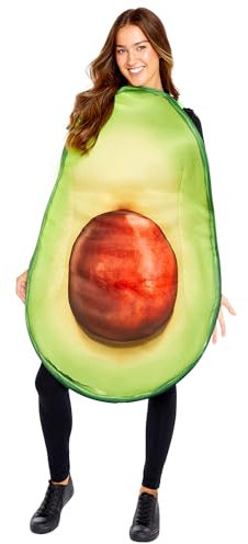 amscan 9918660 - Unisex Avocado Tabard Adults Festival Fancy Dress Costume Size: Estándar