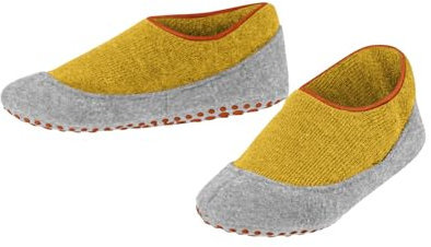 FALKE Unisex Kinder Stoppersocken Cosy Slipper K Hp Wolle rutschhemmende Noppen 1 Paar, Gelb Bee 1393, 37/38 EU