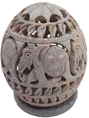 Duftlampe für Duftlampe, Kerze, Wachs, Duft: Duftlampe, Teelicht, Specksteinhalter, BRN3