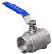 Vanne À Boisseau Sphérique Mâle À Femelle en Acier Inoxydable 304, 1/4 3/8 1/2 3/4 1 1-1/4 1-1/2 2 Interrupteur De Vanne De Conduite d'eau en Deux Pièces, 1 Pièce(3/4)