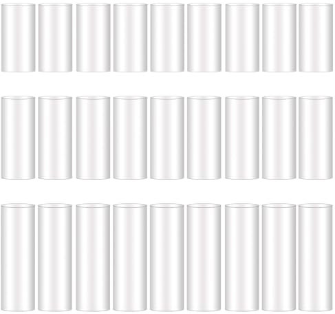 Xinjoduz 50 cordones de reparación de cordones de 5 mm, transparentes, reparación, puntas de águila, cinta de fijación para extremos de fútbol (2,5 cm/3 cm/4 cm), transparente, 50