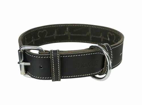 Trixie Heartbeat Dog Collar Black S/M 34-40 cm - Brand: Trixie - EAN: 4011905189840