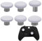 6-in-1 Metall-Thumbsticks Ersatz für Xbox Elite 2 Core Controller, austauschbare magnetische Joysticks für Xbox One Elite Serie 2 Controller, Ersatzteile für Xbox Elite Controller (weiß)