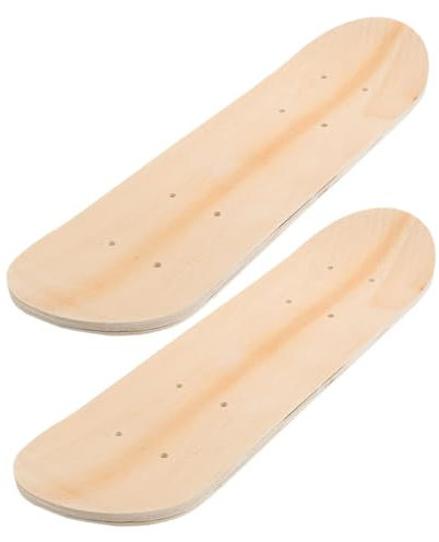 KONTONTY 2 Stück Blanko-Skateboard-Decks Zum Bemalen DIY-Graffiti-Skateboard-Decks Blanko-Skateboard-Deck Skateboard-Deck