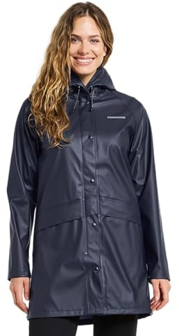 Didriksons Women's Waterproof Rain Jacket Parka Coat Avon | Windproof, 5000 mm Water Column, Welded Seams, Straight Fit, Commuter