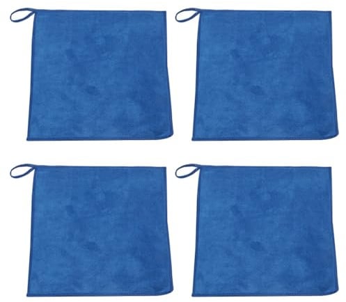 COHEALI 4 Stück Kleine Baumwolle Reinigungstücher 9.84X9.84 Zoll Saugfähige Handtücher Für Wasserfarbe Paletten Pinsel Reinigung Künstler Haushalt