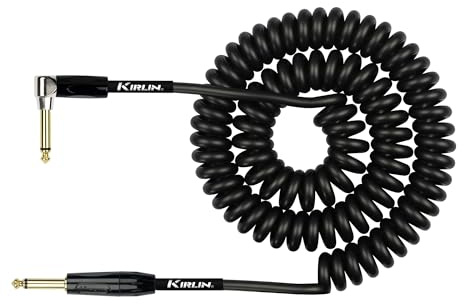 Kirlin IPK-222BFGL/BKE Premium - Cable de bobina (9,1 m), color negro