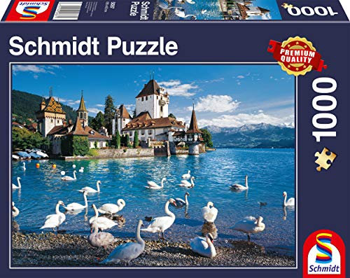 Ufer mit Schwänen (Puzzle)