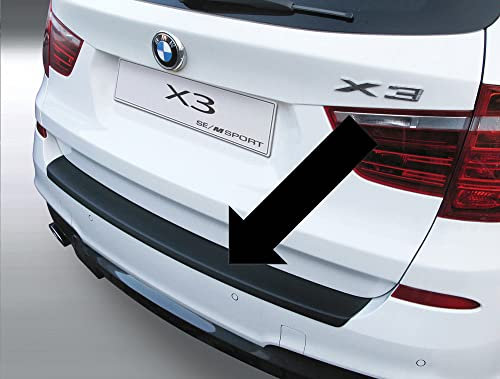 Richard Grant Mouldings Ltd. Original RGM Ladekantenschutz schwarz passend für BMW X3 F25 SUV Kombi 5-Türer vor Facelift Baujahre 09.2010-05.2014 Modelle SE, auch mit M-Style Stoßstangen RBP548