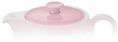 Deckel zur Teekanne 1,1 l zartrosa