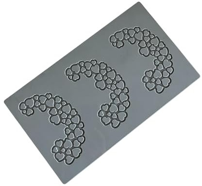 Stampo in Silicone Mezzaluna Cuori Pavodecor PR007 HEARTS1