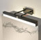 HMAKGG LED Spiegelleuchte mit Bewegungsmelder Vintage Bad Spiegellampe Wandhalterung Messing Schwarz Bad-Wandleuchten aus Metall Wandleuchte Wand Aufbauleuchte Schrank-Beleuchtung,11w/55cm