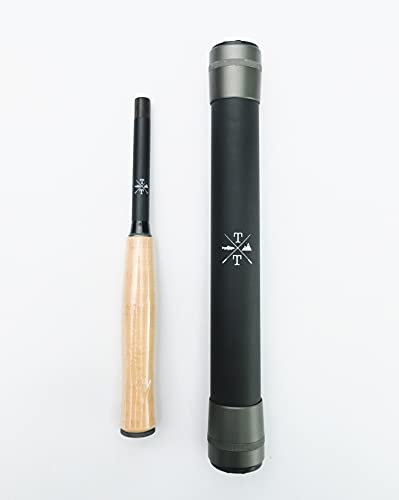 Tiny Tenkara Co. Tiny Ten Mini-Angelrute im Tenkara-Stil, Ultraleicht, aus Kohlefaser, 152 cm