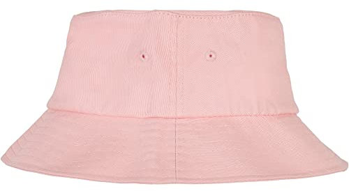 Flexfit Unisex Cotton Twill Bucket Hat Hut, Light pink, one Size