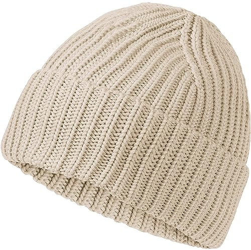 VAUDE Unisex Moena Ii Beanie-Mütze, Ecru, Einheitsgröße EU