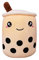Herbests Tea Plüschtier,35CM Boba Kuscheltier Milchtee Teetasse Gefüllte Plüsch Spielzeug Obst PlüschKissen Weiches Schlafkissen Geburtstagsgeschenk Kinder Erwachsene,lächeln Kaffee,HER00123834
