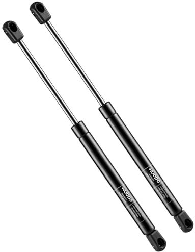 Lot de 2 vérins à gaz de 40,6 cm, 20,4 kg/200 N, support de levage à ressort pour coque de camping-car Leer, fenêtre arrière, capuchon de camion, boîte à outils, pièces de rechange pour vérins