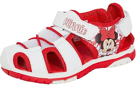 Disney Minnie Mouse Sandals for Kids Girls Closed Toe Sports Sandals Open Walking Shoes