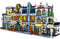 Havefun Haus Bausteine Bausatz Mit Minifigures, 5157 Klemmbausteine Modular Buildings 4 in 1 Restaurant Hotel Café Architektur Modellbausatz, MOC Street View Gebäude Bauset Kompatibel mit Lego Haus
