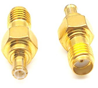 ZUMLED 100 Stück SMA-Buchse auf MCX-Stecker, gerader RF-Adapter