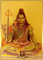 Yogic Mantra Meditierender Lord Shiva Foto, ungerahmt, 12,7 x 17,8 cm, 180 g/m² Goldfolienpapier, geprägter Druck, Shivji, Shiv Lingam, Wanddekor-Poster, Diwali-Kunstgeschenk, für Zuhause, Mandir und