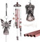 YUNYODA Engel Windspiele für Draußen Hängend, Windspiel Metall für Drinnen Draußen Deko, Windspiel Garten Hängedeko für Terrasse, Balkon, Osterdeko, Muttertagsgeschenke, Geschenke für Frauen