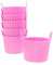 HZXINYI Air Fryer Egg Moulds Baking Cups for Air Fryer 6pcs Nonstick Silicone Egg Tray Food Grade Cake Moulds for Air Fryer Oven Microwave Air Fryer Accessories Baking Pink