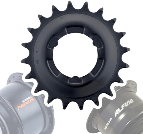 F26 Shimano Fahrrad Nexus/Alfine Getriebenaben Verschleiss Teil Service Wartung Austausch Naben Ersatz Ritzel (Schwarz 20 Zähne)