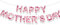 BETESSIN Decoración Día de La Madre Guirnalda Feliz Día de la Madre Pancarta para Fiesta de Día de La Madre Fiesta para Mamá Happy Mother´s Day